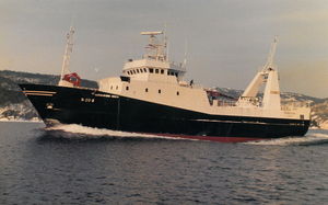 Kühlfrachtschiff