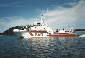 Such- und Rettungsboot Berufsschiff
