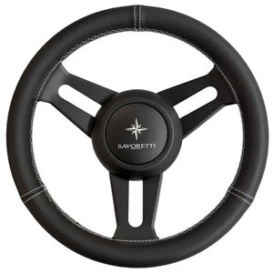 Motorboot-Lenkrad / mit Lederbezug 1