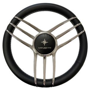 Motorboot-Lenkrad / Edelstahl 1