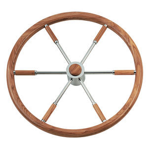 Motorboot-Lenkrad / Edelstahl 1