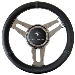 Motorboot-Lenkrad / mit Lederbezug 1