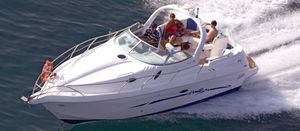 Cabin-Cruiser / Innenborder / zweimotorig / Open / Sportfischer