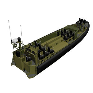 Militärboot Berufsboot / in-board Hydrojet / Aluminium / Festrumpf-Schlauchboot