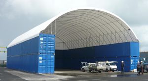 Hangar für Bootsreparatur 1