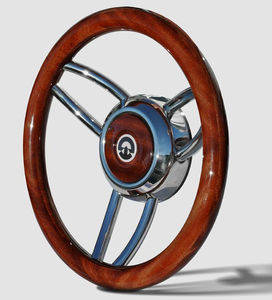 Motorboot-Lenkrad / Edelstahl 1