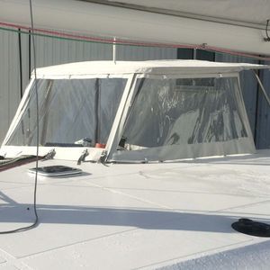 Cockpitverdeck für Segelboot