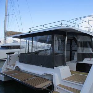 Cockpitverdeck für Motorboot