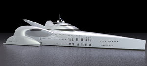 Motor-Trimarane Luxus-Megayacht 1