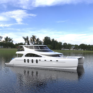 Motor-Katamarane Motoryacht