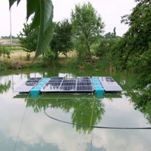 Plattform für photovoltaische Sonnenfarm