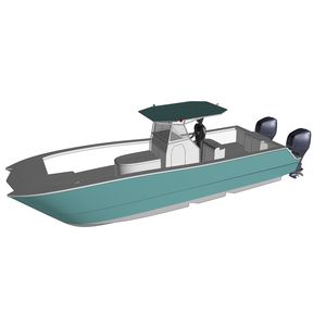 Sportfischer-Konsolenboot 1