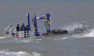 Logistik-Transport-Boot