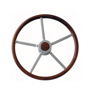 Motorboot Lenkrad / aus Teakholz