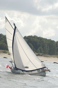 Segelboot für Kreuzfahrten