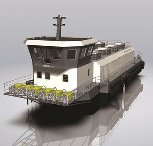 Feederschiff Aquakultur Schiff