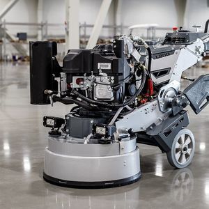 Poliermaschine für Beton