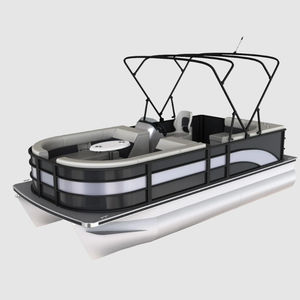 Außenborder-Pontonboot