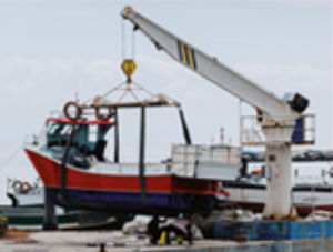 Schmiermittel für Boot