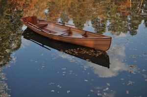 Traditionelles Ruderboot