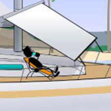 Sonnensegel für Boot