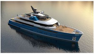 Luxus-Megayacht / für Kreuzfahrten