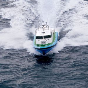 Patrouillenboot Berufsboot / Außenbord / Festrumpf-Schlauchboot