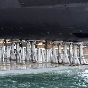 Stützfuß zum Aufdocken für Motorboot