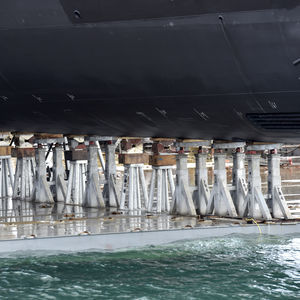 Stützfuß zum Aufdocken für Motorboot