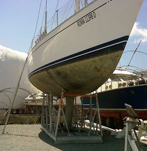 Bootsgestelle für Segelboote