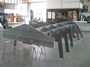 Aluminium-Konsolenboot