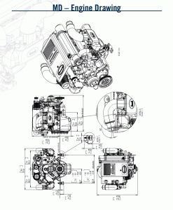 Innenbordmotor / Diesel / für Berufsboot
