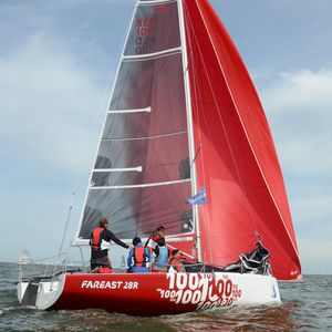 Regatta-Kielboot-Segelboot