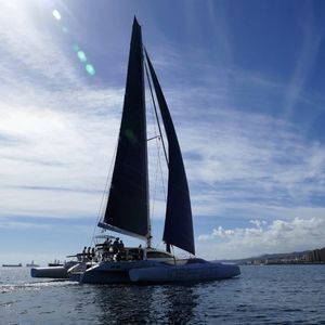 Trimaran-Segelyacht