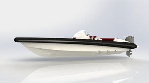 Innenborder-Schlauchboot / Außenbord / Diesel / Festrumpf
