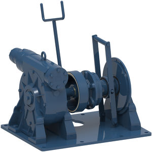 hydraulische Ankerwinde / für Schiffe / horizontal / Einzeltrommel