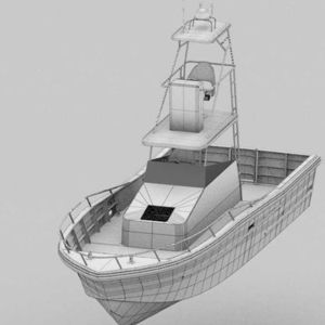 Berufsboot für Fischerei