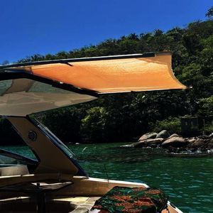 Sonnensegel für Motorboot
