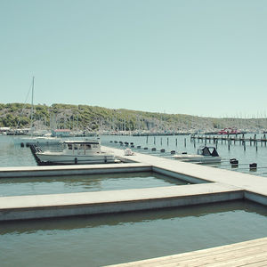 schwimmender Ponton