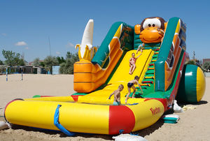 Rutschbahn-Wasserspielgerät