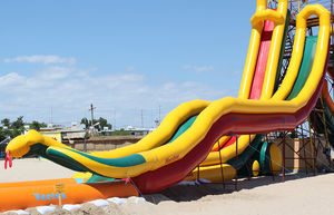 Rutschbahn-Wasserspielgerät