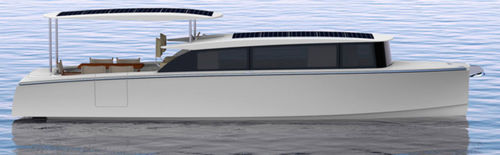 Innenborder-Daycruiser - 32 - Mothership Marine - Hybrid Diesel/Elektro mit Solarstrom