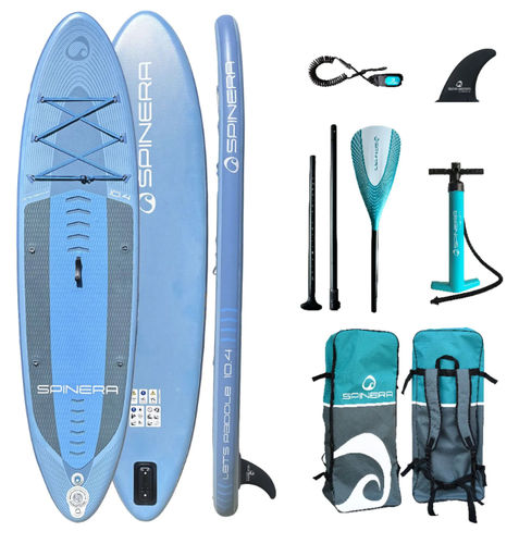Aufblasbares SUP - Lets Paddle 10.4 - Spinera - Allround / für Erwachsene / blau