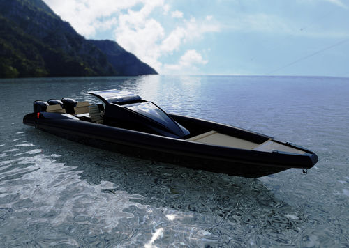 Außenborder-Schlauchboot - COSMIC 39 - TROPIDA ribs - dreimotorig / RIB / mit Mittelkonsole