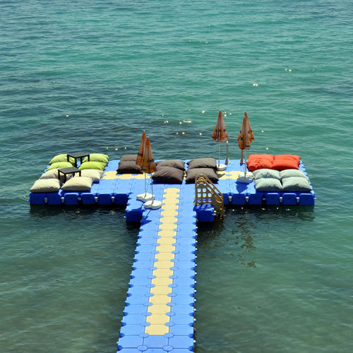 Schwimmponton - Oliver Dock - modular / Anker / für Yachthafen