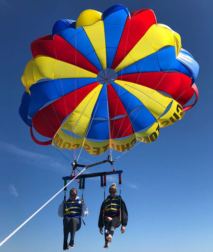 Maßgefertigter Parasailing-Fallschirm - XXTREME 35 - CUSTOM CHUTES - für Start auf Boot / 1-2er / 1-3er