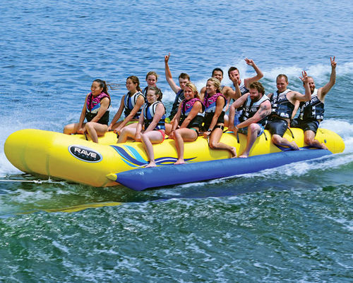 Bananenboot / max. 12 Personen - Water Taxi - CUSTOM CHUTES - doppelt