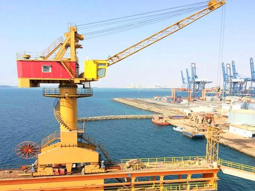 Hafenkran - Wirerope-luffing / Rack-luffing - Henan Haitai Ship Crane Co., Ltd. - Spitzenausleger