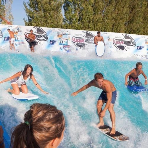 Maßgefertigte Wellenmaschine - 3 jets - WAVESURFER - für Außenbereich