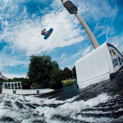 Wasserskiseilbahn - UNIT PARKTECH - Industry Wake